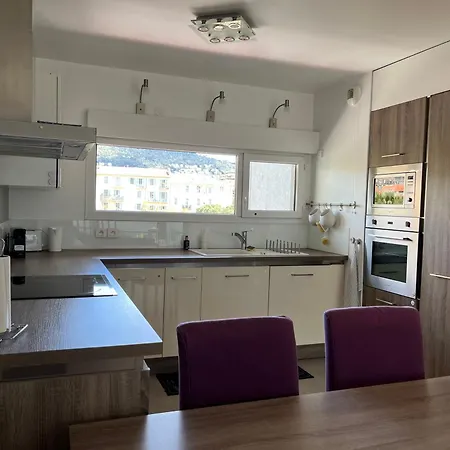 3 Pieces Au Pied De La Promenade Du Paillon דירה *