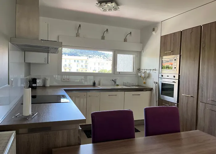 3 Pieces Au Pied De La Promenade Du Paillon דירה *